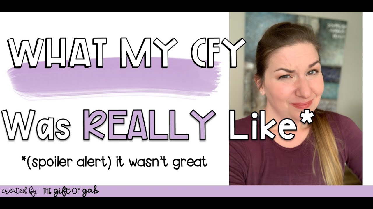 What My CFY Was REALLY Like