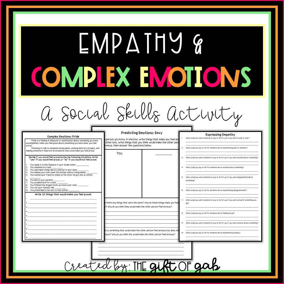 activities for teaching empathy to middle schoolers the gift of gab