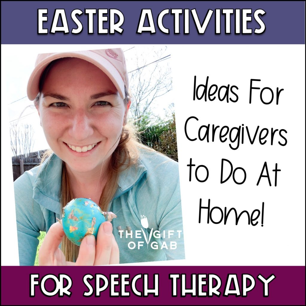 Easter speech therapy ideas and activities
