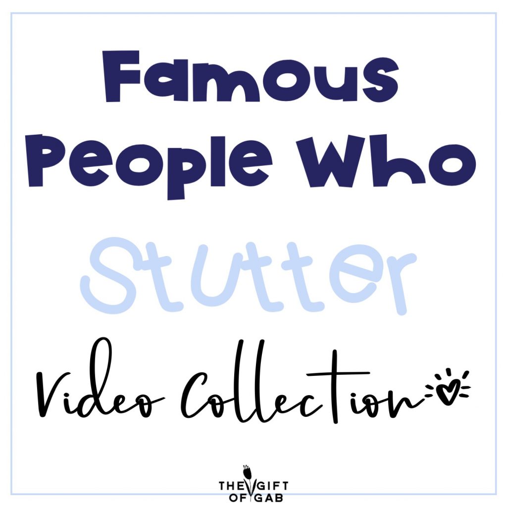 Famous People Who Stutter Video Clips - The Gift of Gab