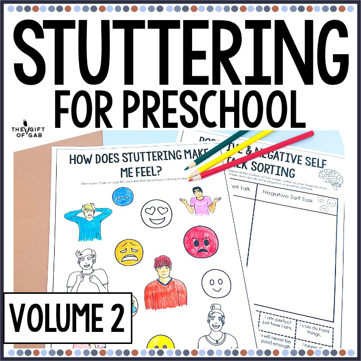 Stuttering activities for preschool students 