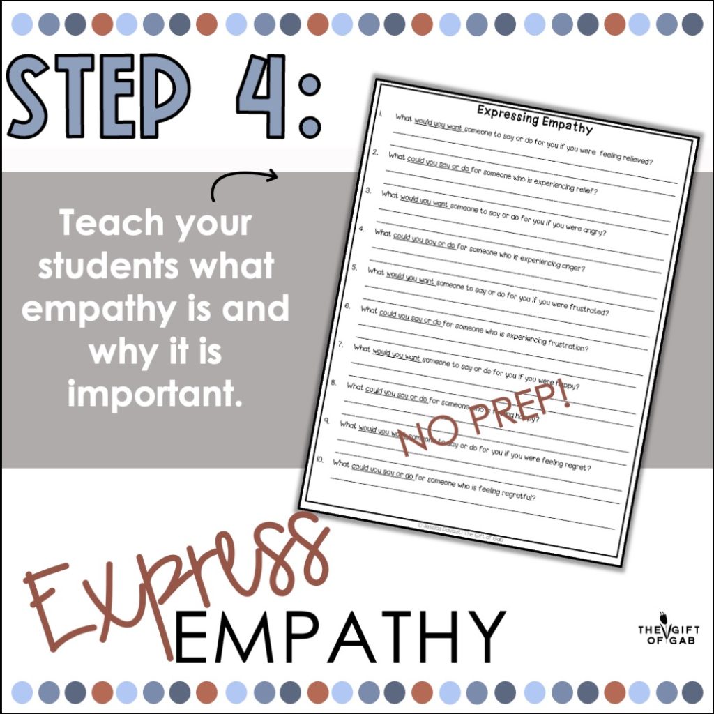 practice expressing empathy