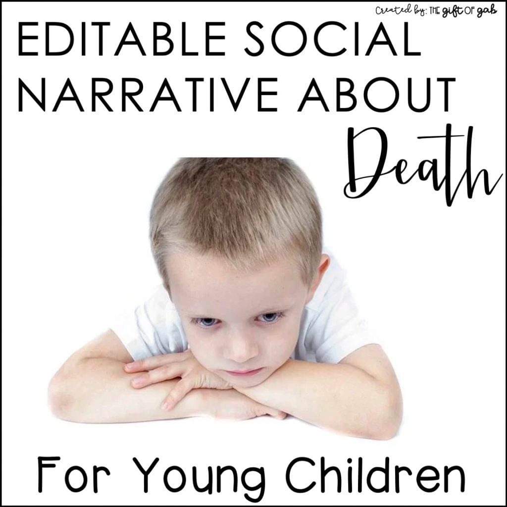 social story about death for young children